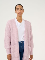 Kaffe Loose Fit KAtrina Open Front Cardigan - Image 1 of 6