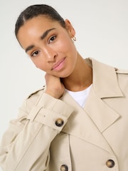 Kaffe Grey KApatricia Double Breasted Jacket - Image 4 of 6