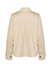 Kaffe Grey KApatricia Double Breasted Jacket - Image 6 of 6