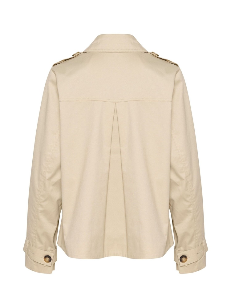 Kaffe Grey KApatricia Double Breasted Jacket - Image 6 of 6