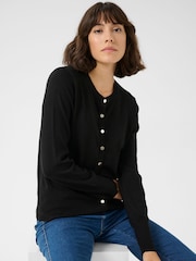 Kaffe KAlizza Round Neck Button Cardigan - Image 2 of 5