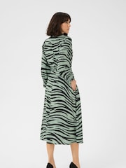 Kaffe KAemine 3/4 Sleeve Pocket Shirt Dress - Image 2 of 4