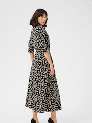 Kaffe KAveronica Buttons Collar Maxi Dress - Image 2 of 4