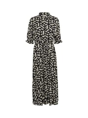 Kaffe KAveronica Buttons Collar Maxi Dress - Image 3 of 4