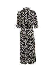 Kaffe KAveronica Buttons Collar Maxi Dress - Image 4 of 4