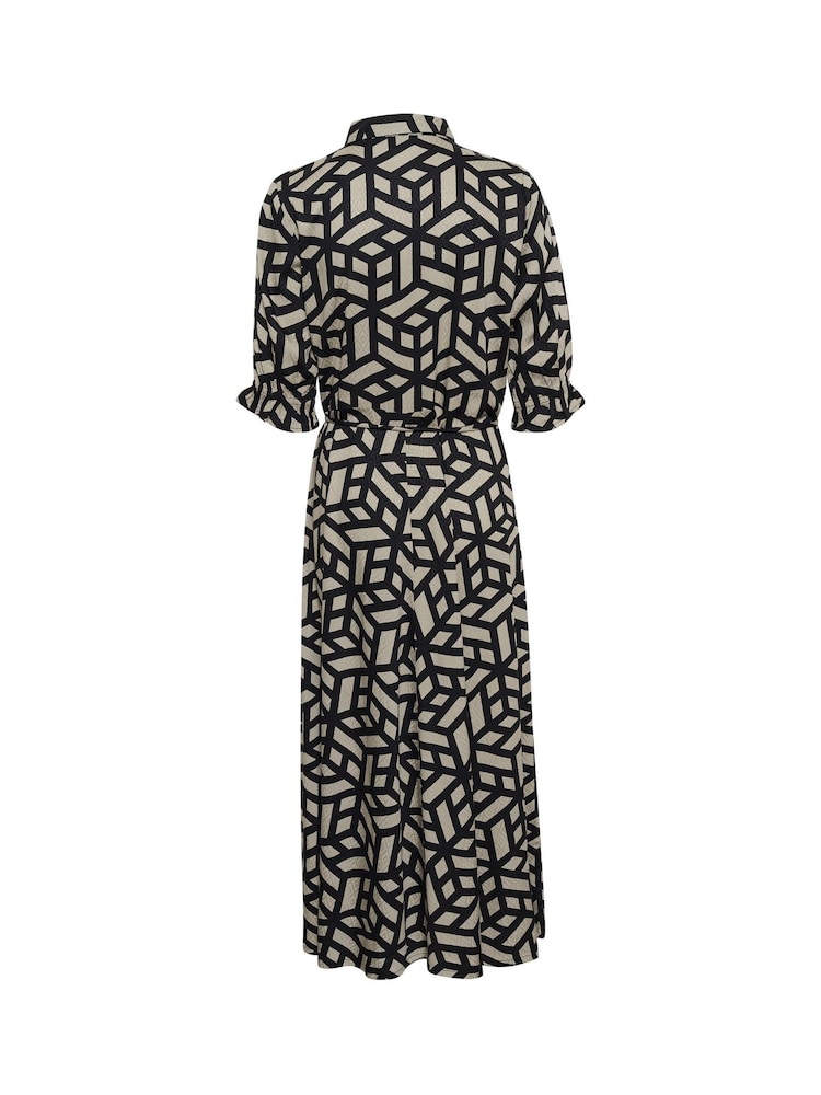 Kaffe KAveronica Buttons Collar Maxi Dress - Image 4 of 4