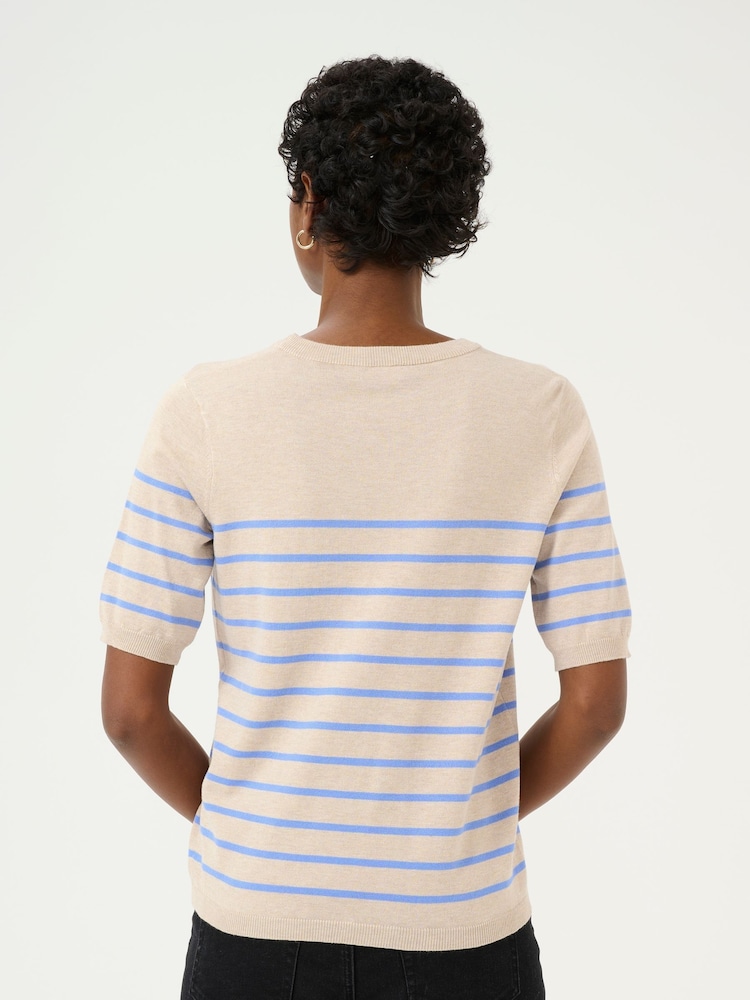 Kaffe Lizza Striped Knit Top - Image 2 of 6