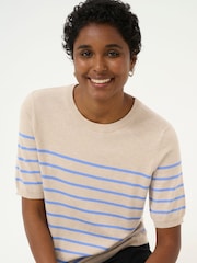 Kaffe Lizza Striped Knit Top - Image 4 of 6