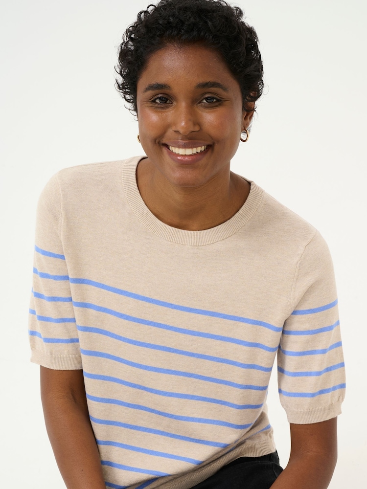 Kaffe Lizza Striped Knit Top - Image 4 of 6