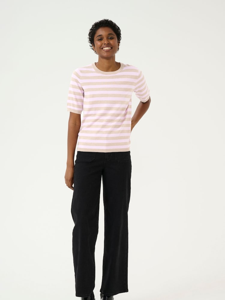 Kaffe Lizza Striped Knit Top - Image 4 of 6