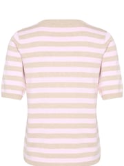 Kaffe Lizza Striped Knit Top - Image 6 of 6