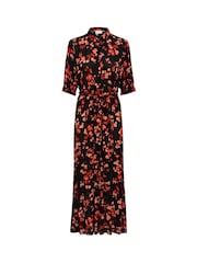 Kaffe KAtine Maxi Half Sleeve Shirt Dress - Image 3 of 4