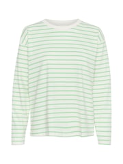 Kaffe Green Kawinny Long Sleeve Crew Neck T-Shirt - Image 5 of 6