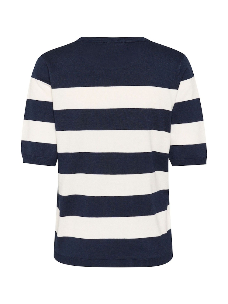 Kaffe Lizza Striped Knit Top - Image 6 of 6
