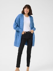 Kaffe Loose Fit KAtrina Open Front Cardigan - Image 1 of 4