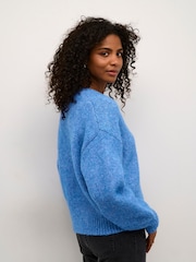 Kaffe Katrina V-Neck Casual Fit Pullover Jumper - Image 2 of 6