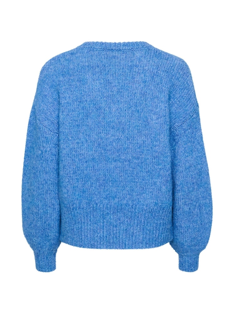 Kaffe Katrina V-Neck Casual Fit Pullover Jumper - Image 6 of 6