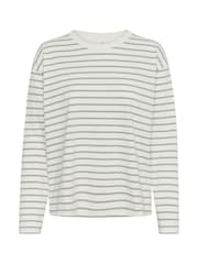 Kaffe Kawinny Long Sleeve Crew Neck White T-Shirt - Image 5 of 5