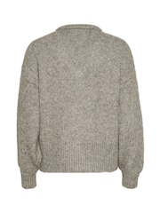 Kaffe Katrina V-Neck Casual Fit Pullover Jumper - Image 5 of 5