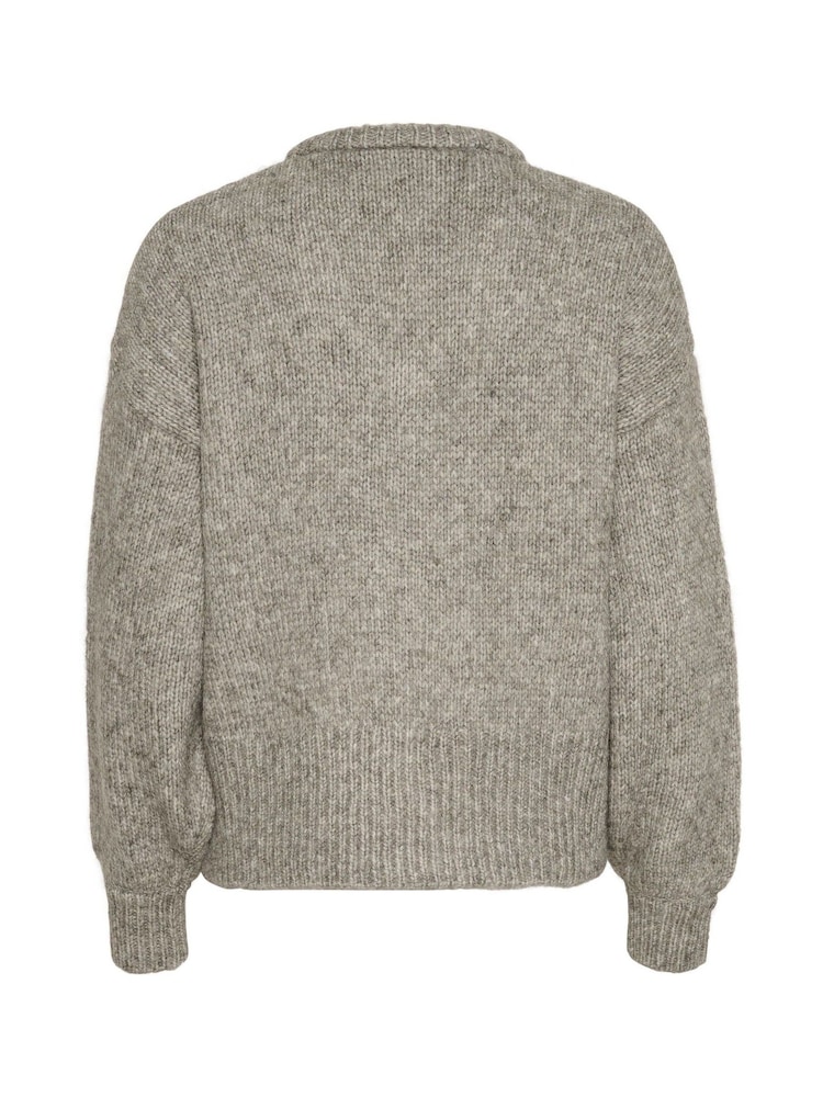 Kaffe Katrina V-Neck Casual Fit Pullover Jumper - Image 5 of 5