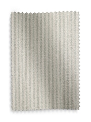Blue Brushed Stripe Pencil Pleat Curtains - Image 5 of 5