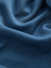 Navy Blue Twist Neck Slinky Mini Dress - Image 5 of 6