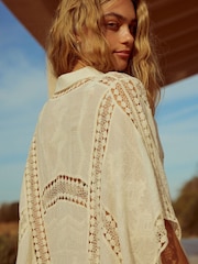 White Crochet Overhead Shirt - Image 5 of 5