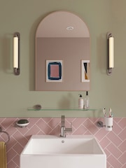 CROYDEX Brass Arched Framed Mirror - Image 1 of 4