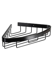 CROYDEX Black Corner Aluminium Shower Wall Basket - Image 2 of 3