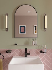 CROYDEX Black Arched Framed Mirror - Image 1 of 4