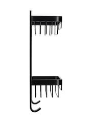 CROYDEX Black 2 Tier Aluminium Shower Wall Basket - Image 3 of 3