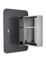 CROYDEX Black Framed Single Bathroom Cabinet - Image 4 of 4