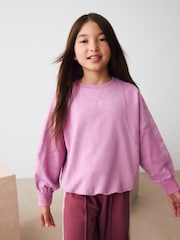 Purple Sports Club Sweatshirt (3-16yrs) - Image 1 of 8