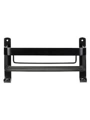 CROYDEX Black Aluminium Shower Wall Basket - Image 1 of 3