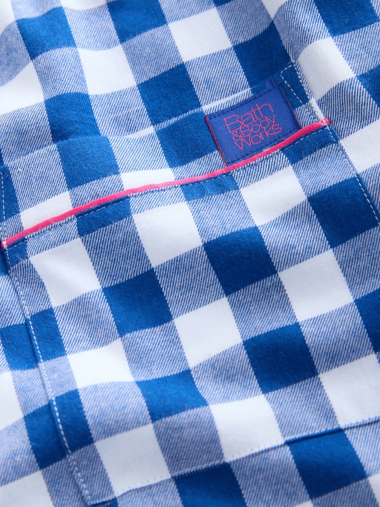 Bath & Body Works Blue Check Nightshirt - Image 2 of 4