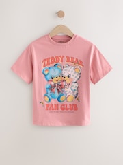 Pink Oversized Graphic Print T-Shirt (3-16yrs) - Image 4 of 7