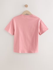 Pink Oversized Graphic Print T-Shirt (3-16yrs) - Image 5 of 7