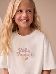White Polly Pocket License T-Shirt (3-16yrs) - Image 4 of 8