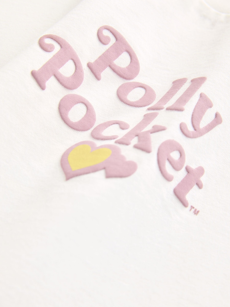 White Polly Pocket License T-Shirt (3-16yrs) - Image 8 of 8