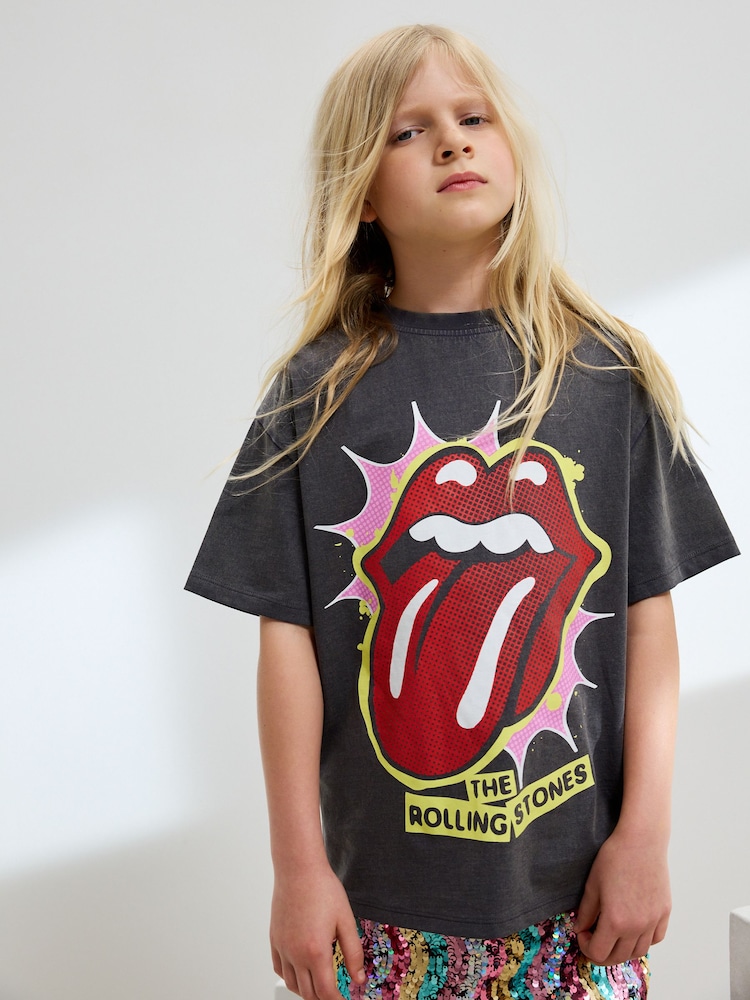 Gris antracita - The Rolling Stones License Band T-Shirt (3-16yrs) - Imagen 1 de 6