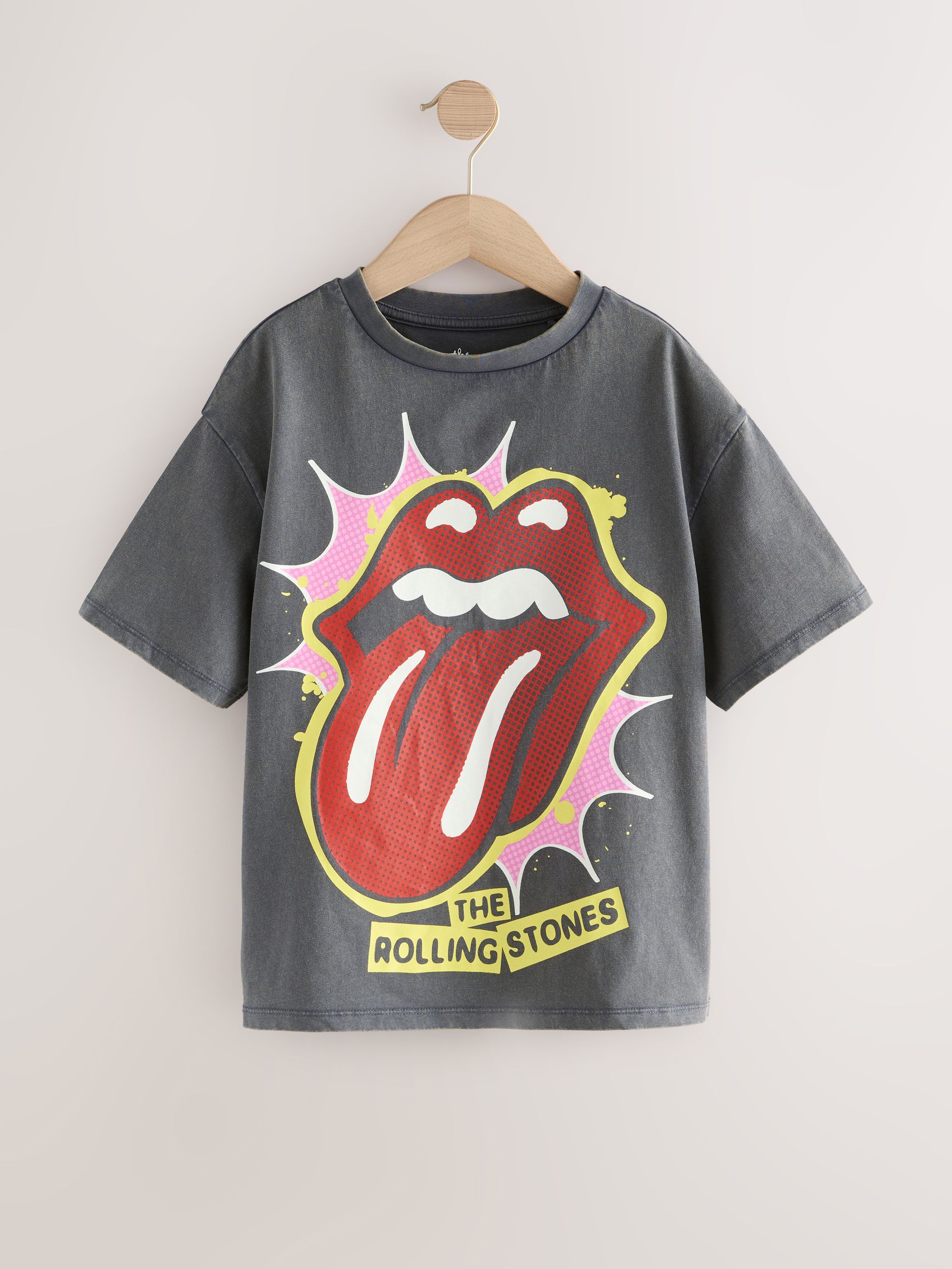 Buy Grey The Rolling Stones Band T-Shirt (3-16yrs) from Next South