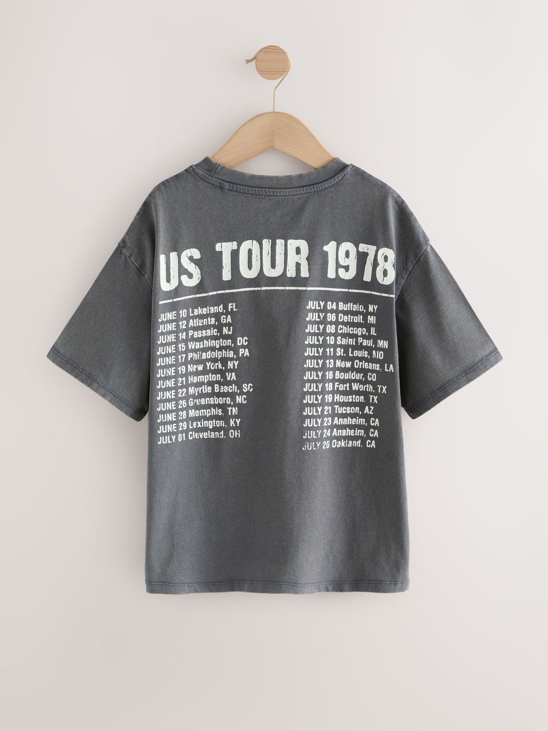 Buy Grey The Rolling Stones Band T-Shirt (3-16yrs) from Next South