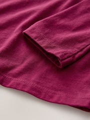 Burgundy Red Heart Long Sleeve Sequin Top (3-16yrs) - Image 8 of 8