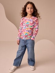 Pink Bows Long Sleeve Ribbed Top (3-16yrs) - Image 2 of 7