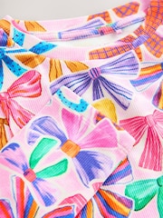 Pink Bows Long Sleeve Ribbed Top (3-16yrs) - Image 7 of 7