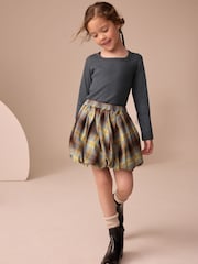 Charcoal Grey Long Sleeve Scoop Neck Rib T-Shirt (3-16yrs) - Image 3 of 7