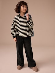 Monochrom - Gemütliches, geripptes Oversize-Sweatshirt (3 – 16 Jahre) - Bild 2 von 8