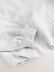 Grey Boxy Bubble Hem Sweatshirt (3-16yrs) - Image 4 of 4