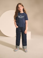 Azul - Sequin Butterfly Print T-Shirt (3-12yrs) - Imagen 2 de 8