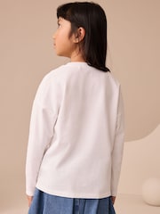 Pink/Blue Unicorn Long Sleeve Tops 4 Pack (3-16yrs) - Image 12 of 14